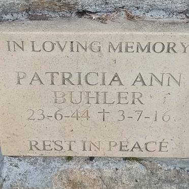 BUHLER Patricia Ann 1944-2016