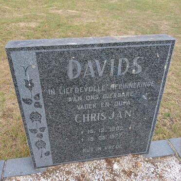 DAVIDS Chris Jan 1902-1977