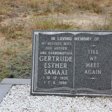 SAMAAI Gertrude Esther 1935-1998