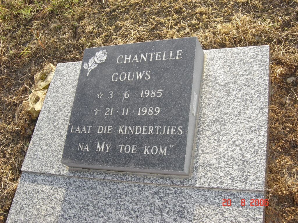 GOUWS Chantelle 1985-1989