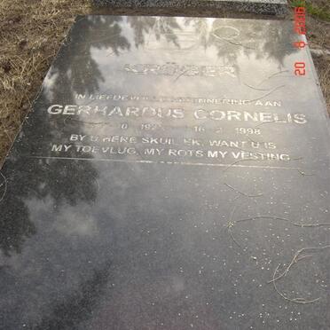 KRUGER Gerhardus Cornelis 1927-1998