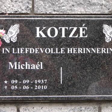 KOTZÉ Michaél 1937-2010