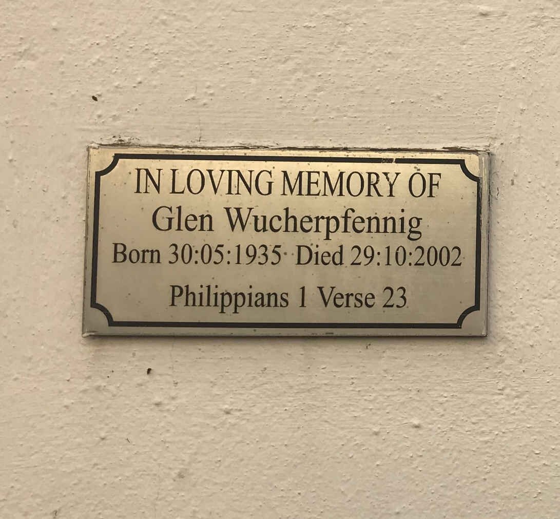 WUCHERPFENNIG Glen 1935-2002