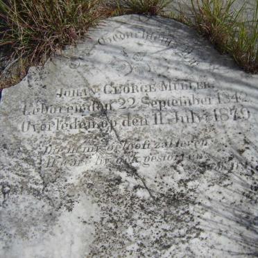 MULLER Johan George 1842-1879