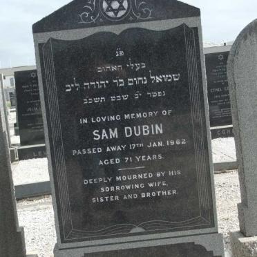 DUBIN Sam -1962