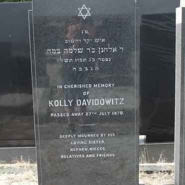 DAVIDOWITZ Kolly -1970
