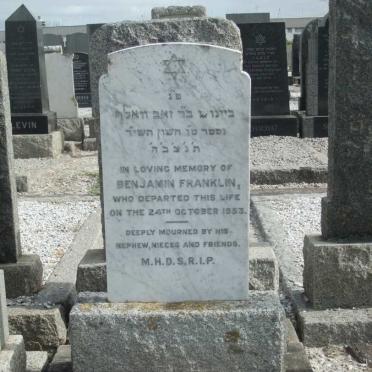 FRANKLIN Benjamin  -1953