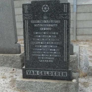 GELDEREN Karola, van -1955