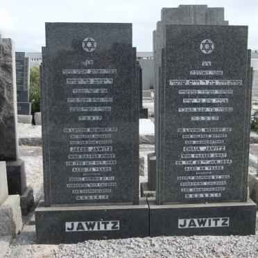 JAWITZ Jacob -1948 &amp; Chaia -1964