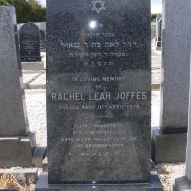 JOFFES Rachel Leah -1978