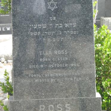 ROSS Ella nee GLASER -1955