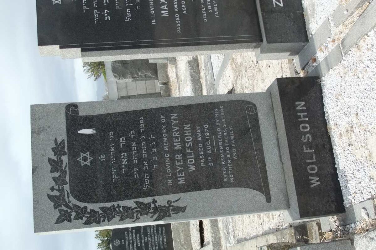 WOLFSOHN Meyer Mervyn -1970