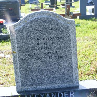 ALEXANDER Cario 1970-1998