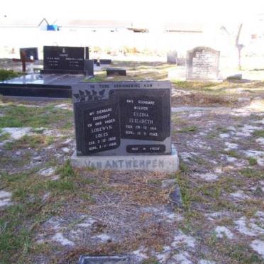 ANTWERPEN Lodewyk Louis, van 1908-1968 &amp; Gezina Elizabeth 1914-1982