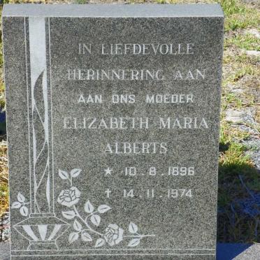 ALBERTS Elizabeth Maria 1896-1974