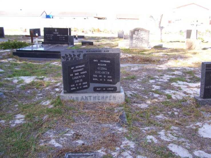 ANTWERPEN Lodewyk Louis, van 1908-1968 &amp; Gezina Elizabeth 1914-1982
