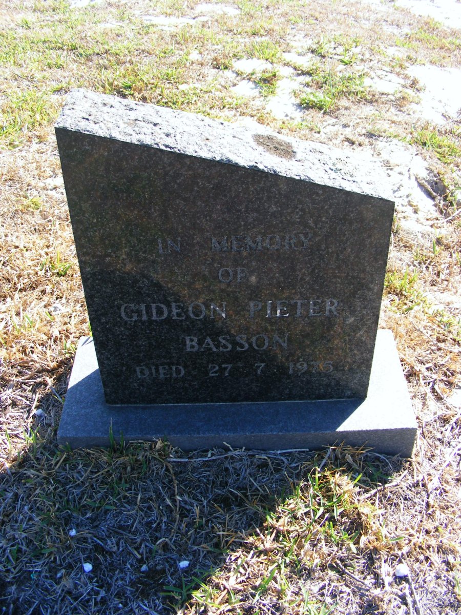 BASSON Gideon Pieter -1975