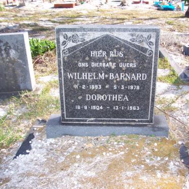 BARNARD Wilhelm 1893-1978 &amp; Dorothea 1904-1963