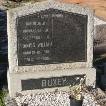 BUXEY Francis William 1938-2001