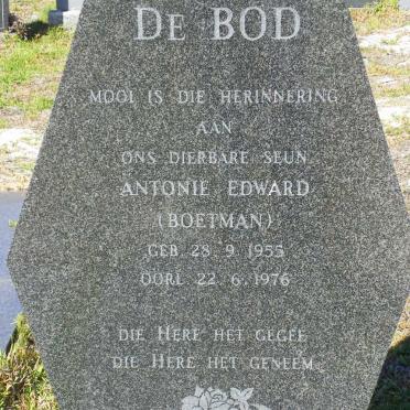 BOD Antonie Edward, de 1955-1976
