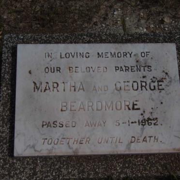 BEARDMORE George -1962 &amp; Martha -1962