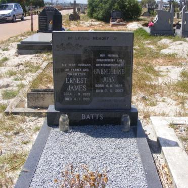 BATTS Ernest James 1922-1993 &amp; Gwendoline Joan 1923-2007
