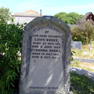 BOREZ Louis 1911-1927 :: BOREZ Florinda 1917-1927