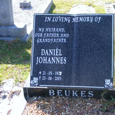 BEUKES Daniel Johannes 1929-2003
