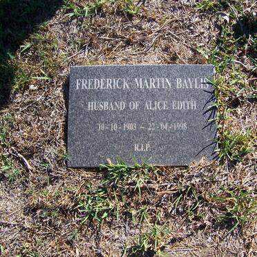 BAYLIS Frederick Martin 1903-1998