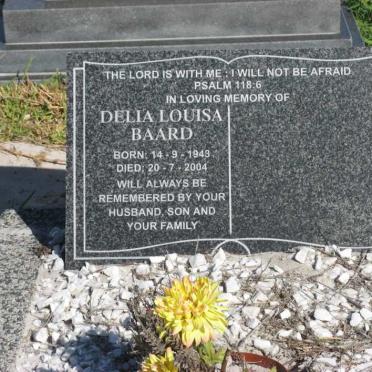 BAARD Delia Louisa 1943-2004