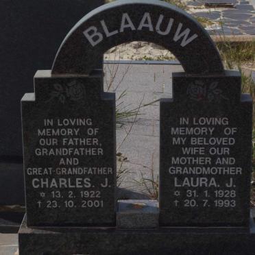 BLAAUW Charles J. 1922-2001 &amp; Laura J. 1928-1993