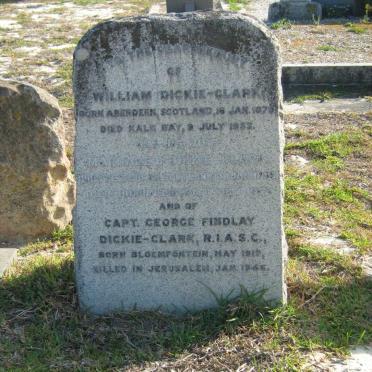 CLARK William, DICKIE 1879-1953 &amp; Margaret 1885-1963 :: DICKIE-CLARK George Findlay 191?-1946