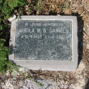 DANIELS Sheila M.S. 1952-2003