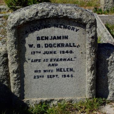 DOCKRALL Benjamin W.B. -1940 &amp; Helen -1945