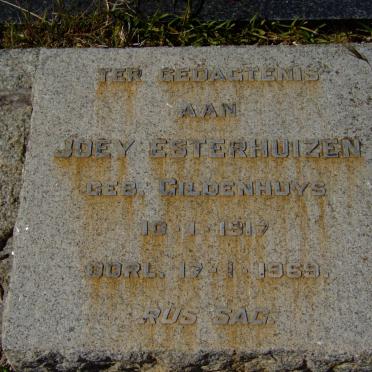 ESTERHUIZEN Joey nee GILDENHUYS 1917-1969