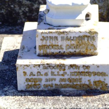 EDMESTON John Baldewyn Riddell Douglas 1913-1913