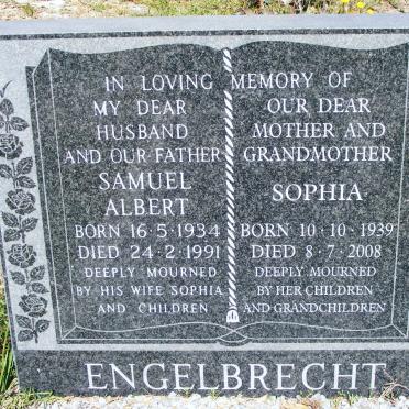 ENGELBRECHT Samuel Albert 1934-1991 &amp; Sophia 1939-2008