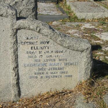 ELLIOTT Harry George How 1898-1976 &amp; Catherine Mary JERRAM 1902-1986