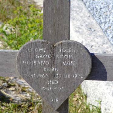 GROOTBOOM Jerome 1966-1998 &amp; Jolene 1972-1998