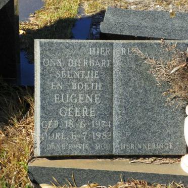 GEERE Eugene 1974-1983