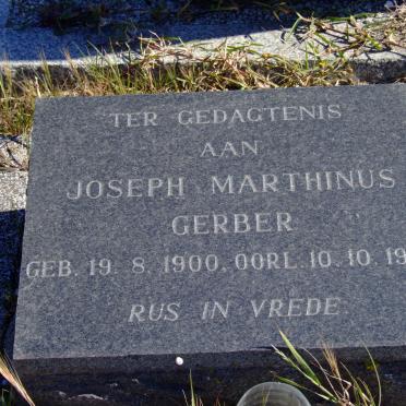 GERBER Joseph Marthinus 1900-1966