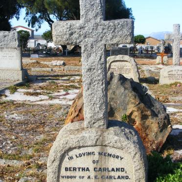 GARLAND Bertha 1872-1933