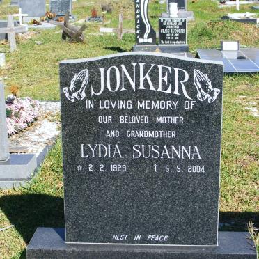 JONKER Lydia Susanna 1929-2004