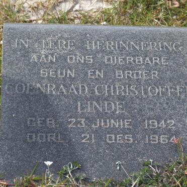 LINDE Coenraad Christoffel 1942-1964