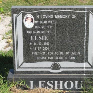 LESHOU Elsie 1960-2004