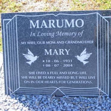 MARUMO Mary 1931-2004