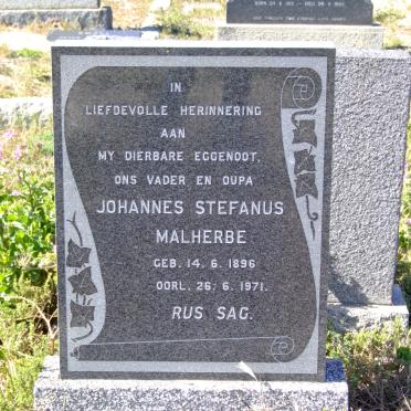 MALHERBE Johannes Stefanus 1896-1971