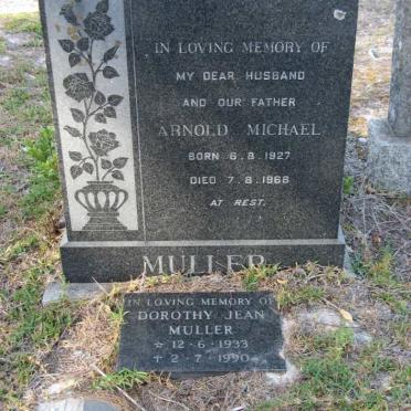 MULLER Arnold Michael 1927-1968 &amp; Dorothy Jean 1933-1990