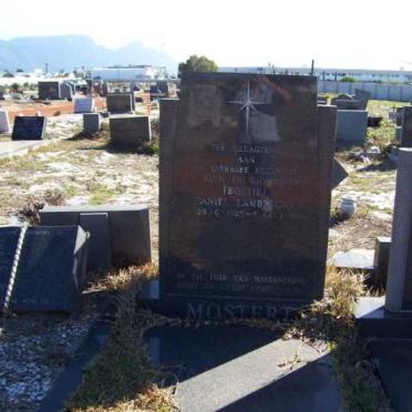 MOSTERT Daniel Lambrecht