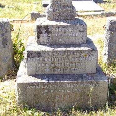 O'CONNOR Ellen O'Dunnell -1917 :: HYMANS Mary -1939